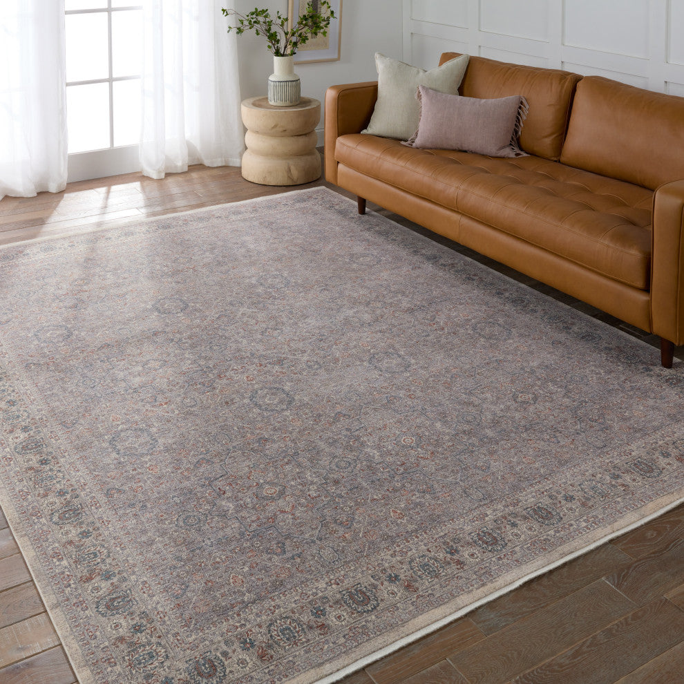 Jaipur Living Artesia Floral Taupe/ Light Gray Runner Rug 3'X8'