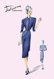 Stylish Blue for Evening - Canvas Poster 20" x 30"
