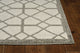 KAS Lucia 2773 Ivory/Gray Scope Area Rug, 5'3"x7'7"