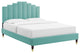 Elise Queen Performance Velvet Platform Bed MOD-6691-MIN