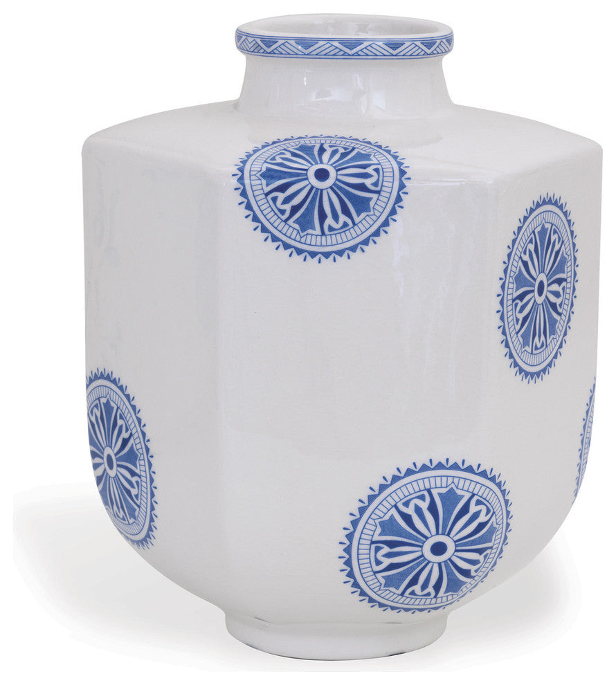 Temba Small Blue Vase, 9"
