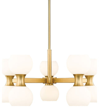 Z-Lite 494-10 Artemis 10 Light 25"W Chandelier - Modern Gold
