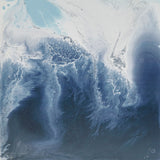Madison Park Blue Lagoon 2 Abstract Blue Lagoon Framed Wall Art