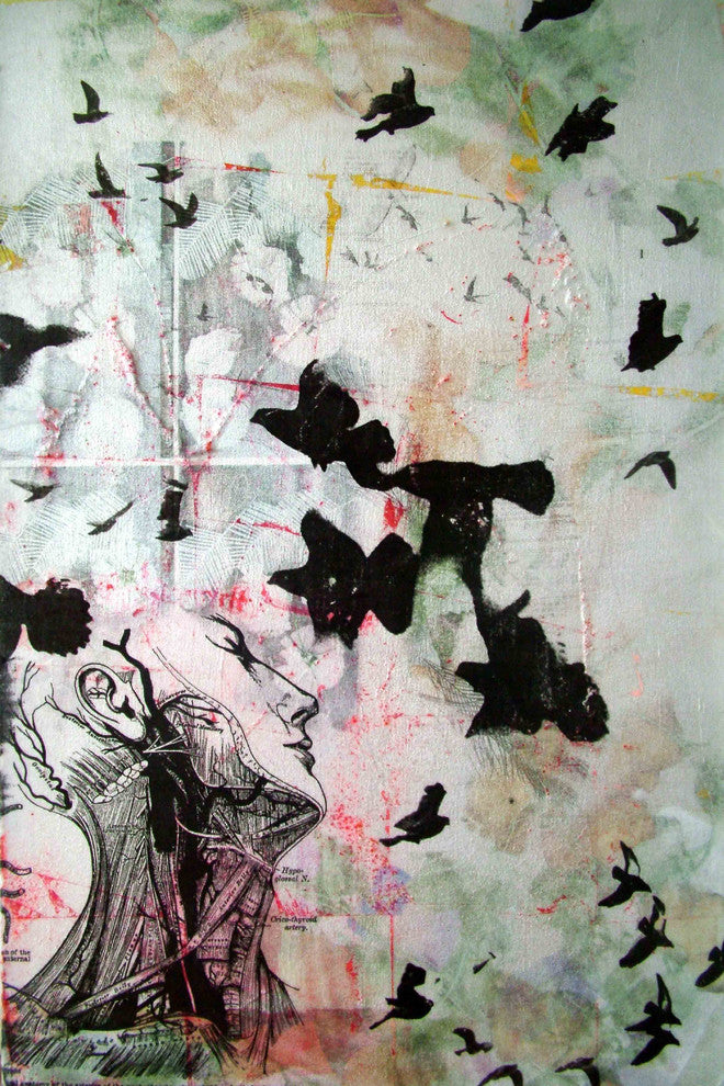 "The Dreamer" Painting Print on Canvas by Tracy Silva Barbosa