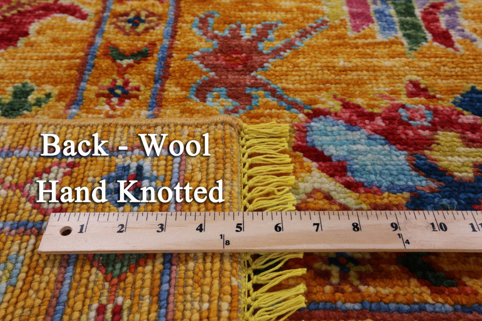 8' Square Turkish Oushak Hand Knotted Rug - Q16059