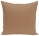 Solid Print Pillow, Beige And Taupe, 18"x18"