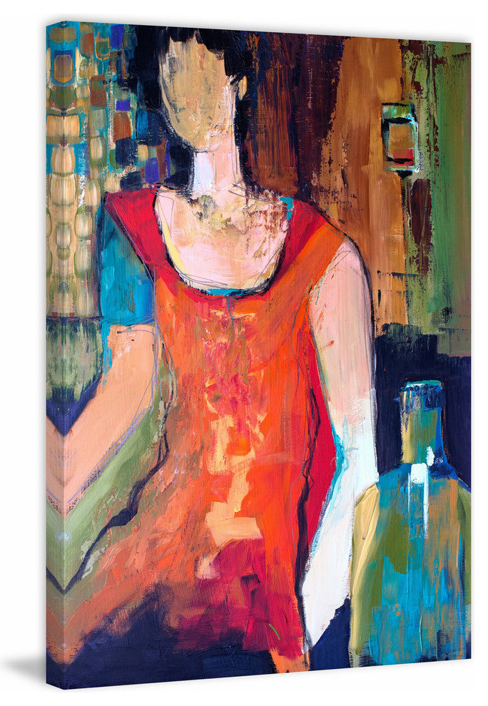 "A Quiet Sunday" Painting Print on Wrapped Canvas, 16x24
