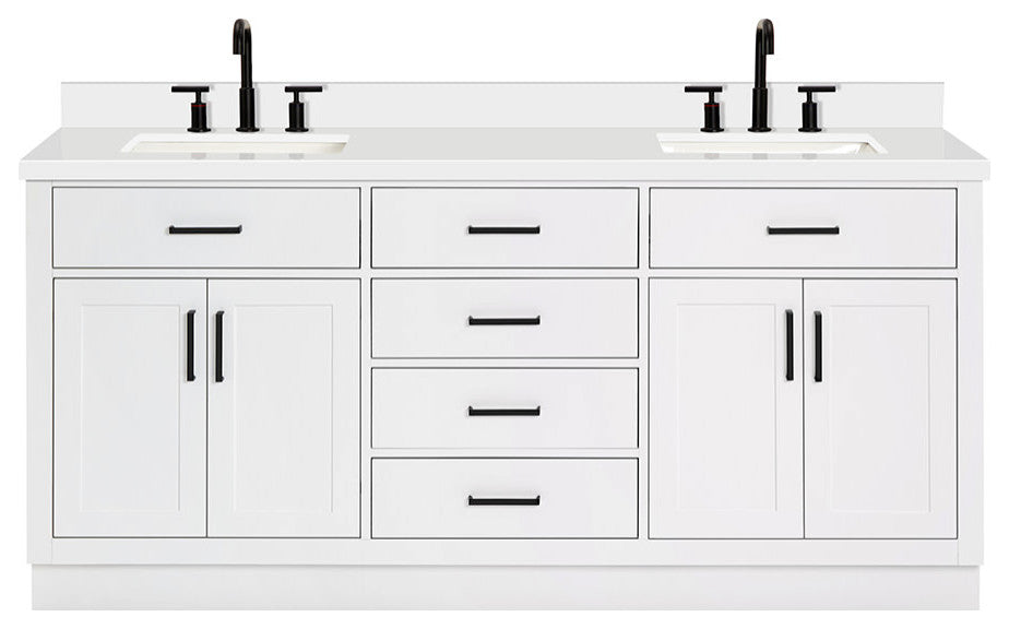 Ariel T073DWQRVO Hepburn 73" - White