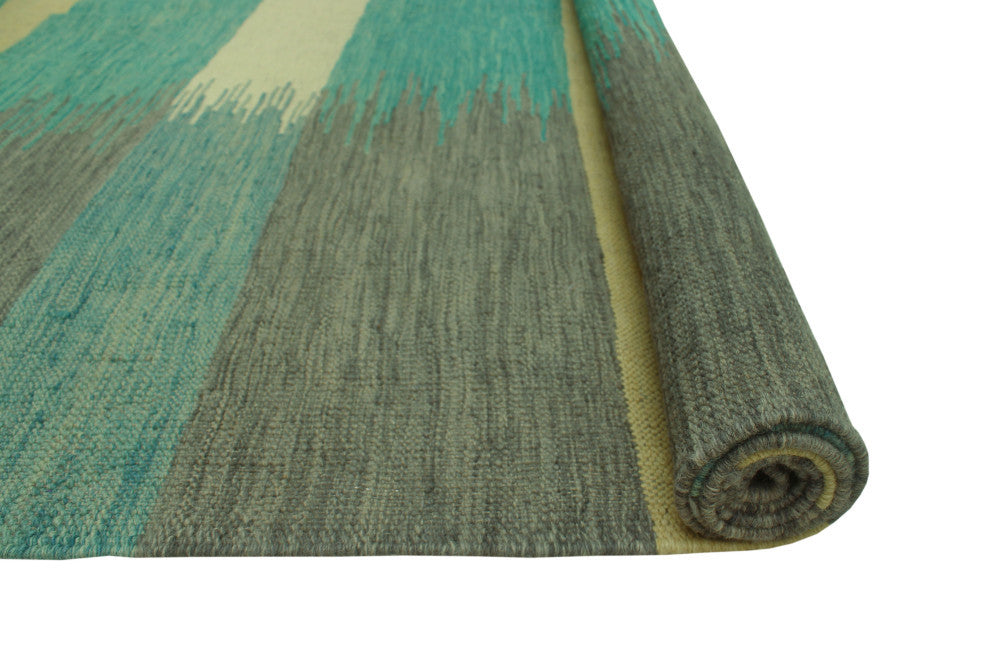 Winchester Kilim Roshan Charcoal/Ivory Rug, 4'9x6'5
