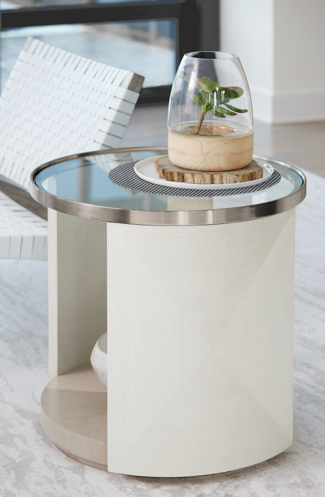 Bernhardt Axiom Round Chairside Table