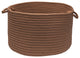 Colonial Mills Basket Simply Home Solid Cashew Round