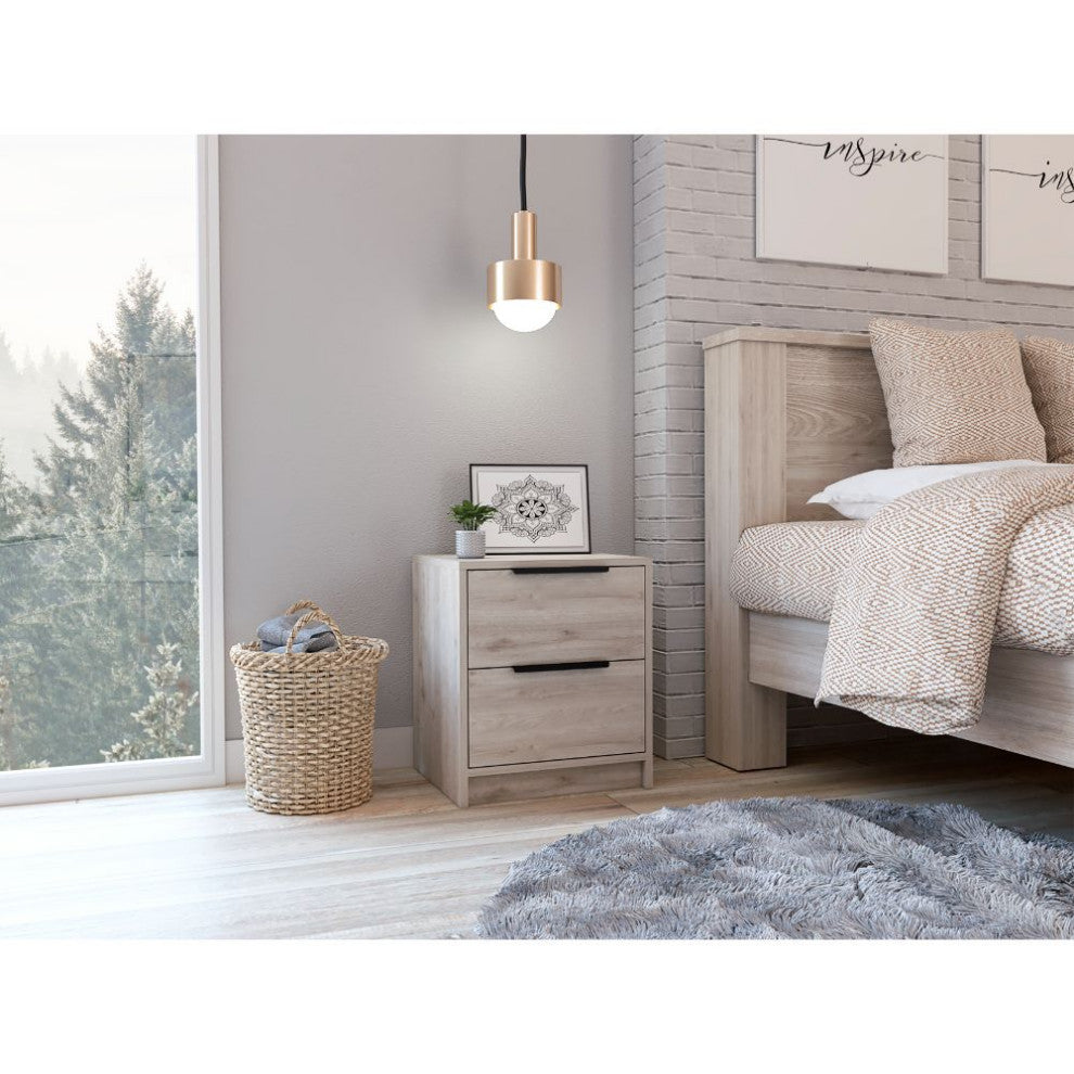 Washington Night Stand, Light Gray