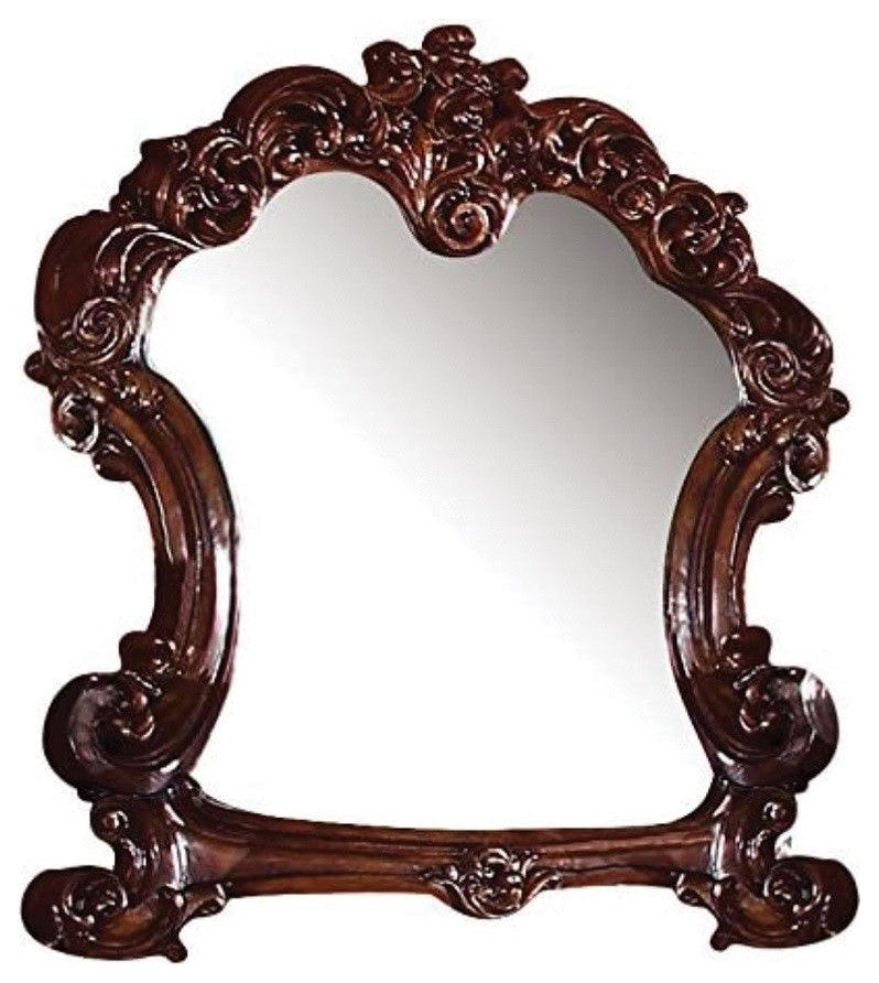 47"x3"x45" Cherry Wood Mirror