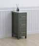 Vanity Art Freestanding Bathroom Storage Cabinet with Ceramic Top