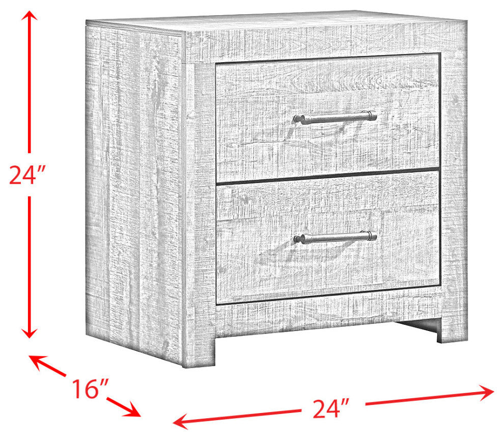 Picket House Beckett Twin Bookcase Panel 3-Piece Bedroom Set With Bluetooth