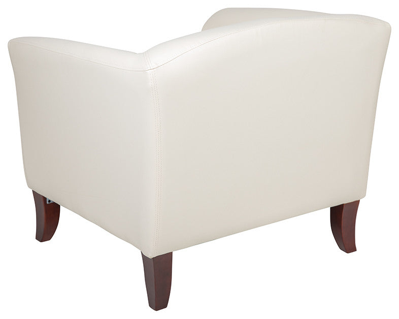HERCULES Imperial Series Ivory LeatherSoft Chair