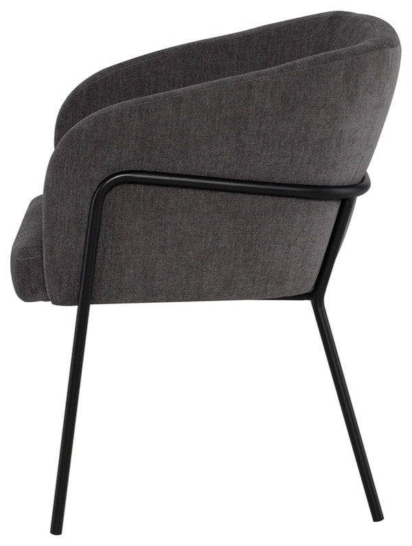 Estella Cement Fabric Dining Chair