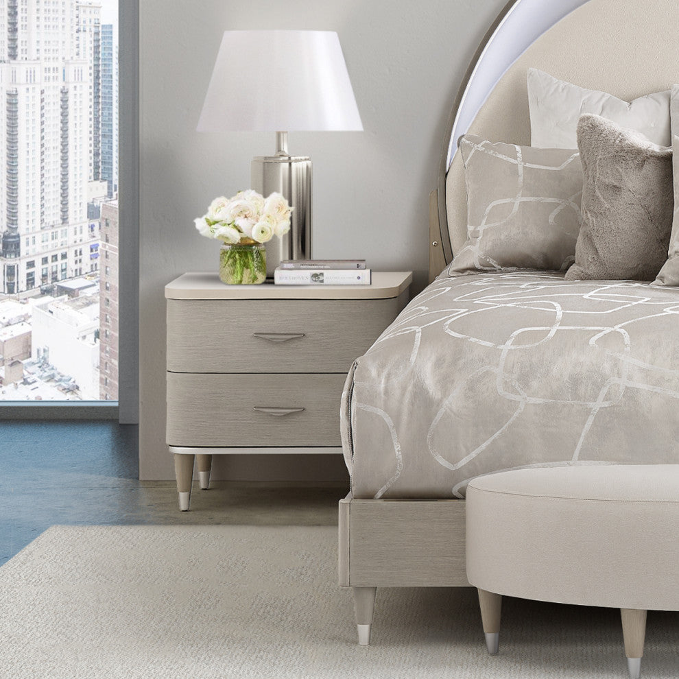 Eclipse Nightstand - Moonlight Gray