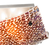 18Sq Chicklitz Flushmount