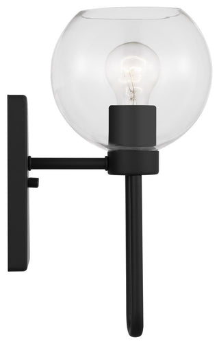 Codyn One Light Wall / Bath Sconce, Midnight Black