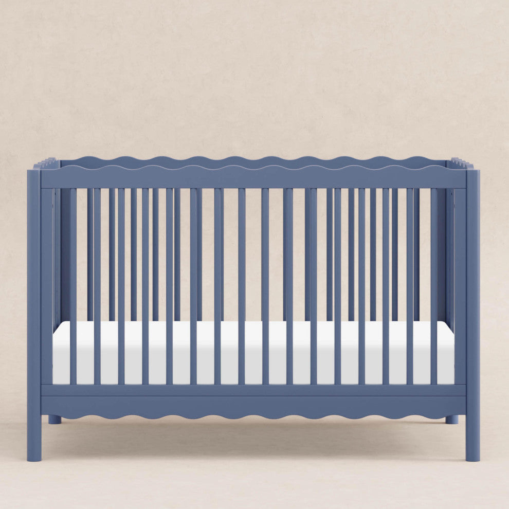 Swell 4-in-1 Convertible Crib With Toddler Bed Conversion Kit, Cove Blue