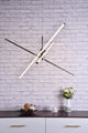 Samuel 3-Light Polished Nickel Pendant