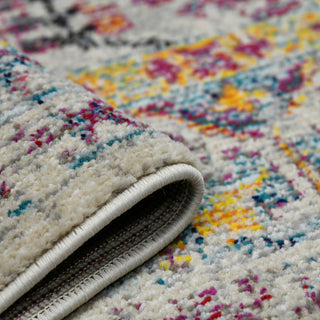 Montana Carrey Area Rug, Gray, 3'3" x 5', Bordered