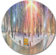 Beautiful Mariinsky Garden View, Landscape Photo Round Wall Art, 38"