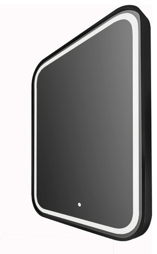 Vanity Art LED Lighted Wall Mounted Vanity Mirror, Black, 24"x31.5"