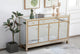 Rosie 60" Mirrored Credenza, Gold