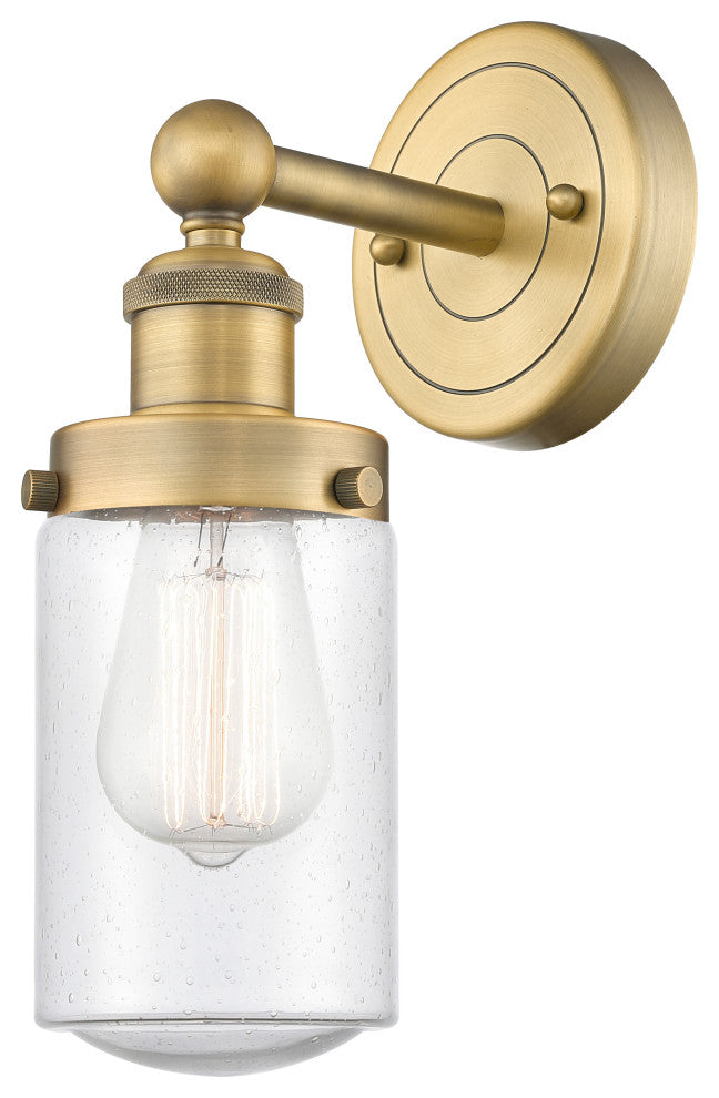 Innovations Dover 1 6.5" Sconce Brushed Brass