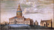 Charles Willson Peale A Front View of Statehouse at Annapolis Wrapped Canvas