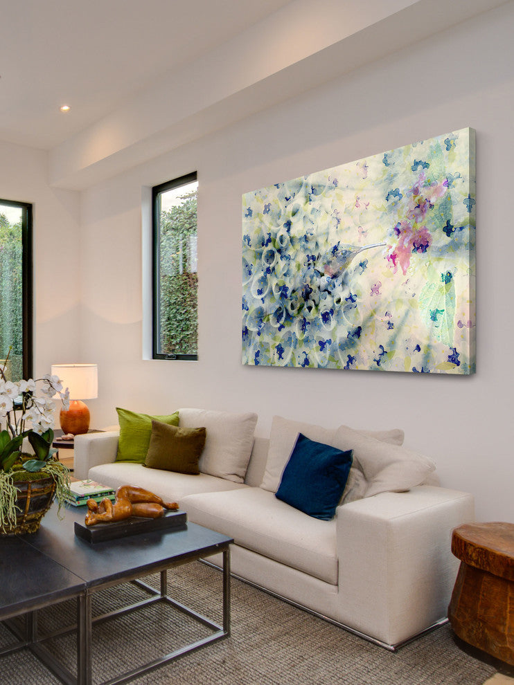 "Humming" Fine Art Canvas Print, 45"x30"