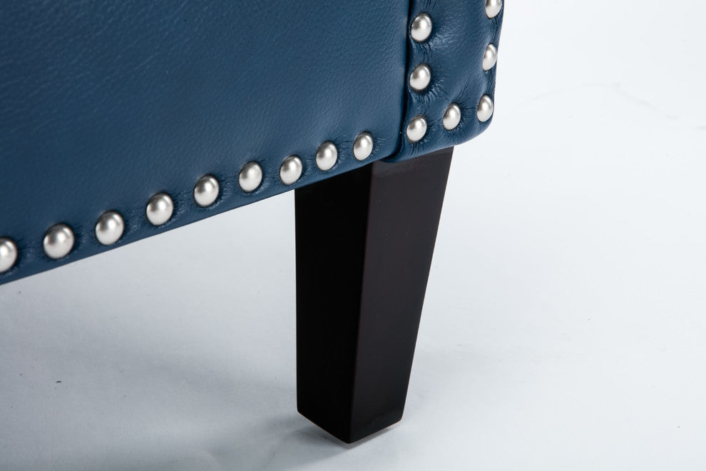 Holly Club Chair, Navy Blue