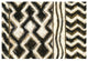 "Black and Gold Geometric VII Crop" Paper Print by Shirley Novak, 50"x34"