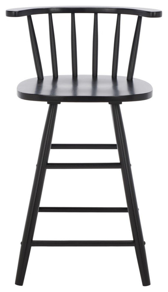 Safavieh Jay Wood Counter Stool, Black
