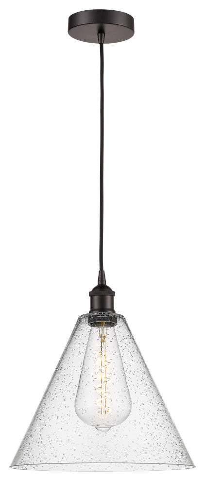 Innovations 616-1P-OB-GBC-124-LED 1-Light Mini Pendant, Oil Rubbed Bronze