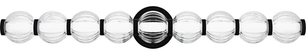 Elway LED Bath Light in Matte Black