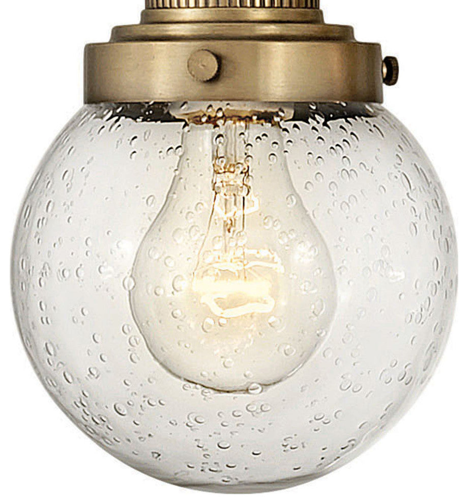 Hinkley Poppy Large Four Light Vanity, Heritage Brass