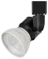 Integrated Dimmable LED Track Head, Black Base, White Shade
