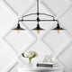 Cade 3-Light Metal LED Pendant, Oil Rubbed Bronze, Width: 38.5"