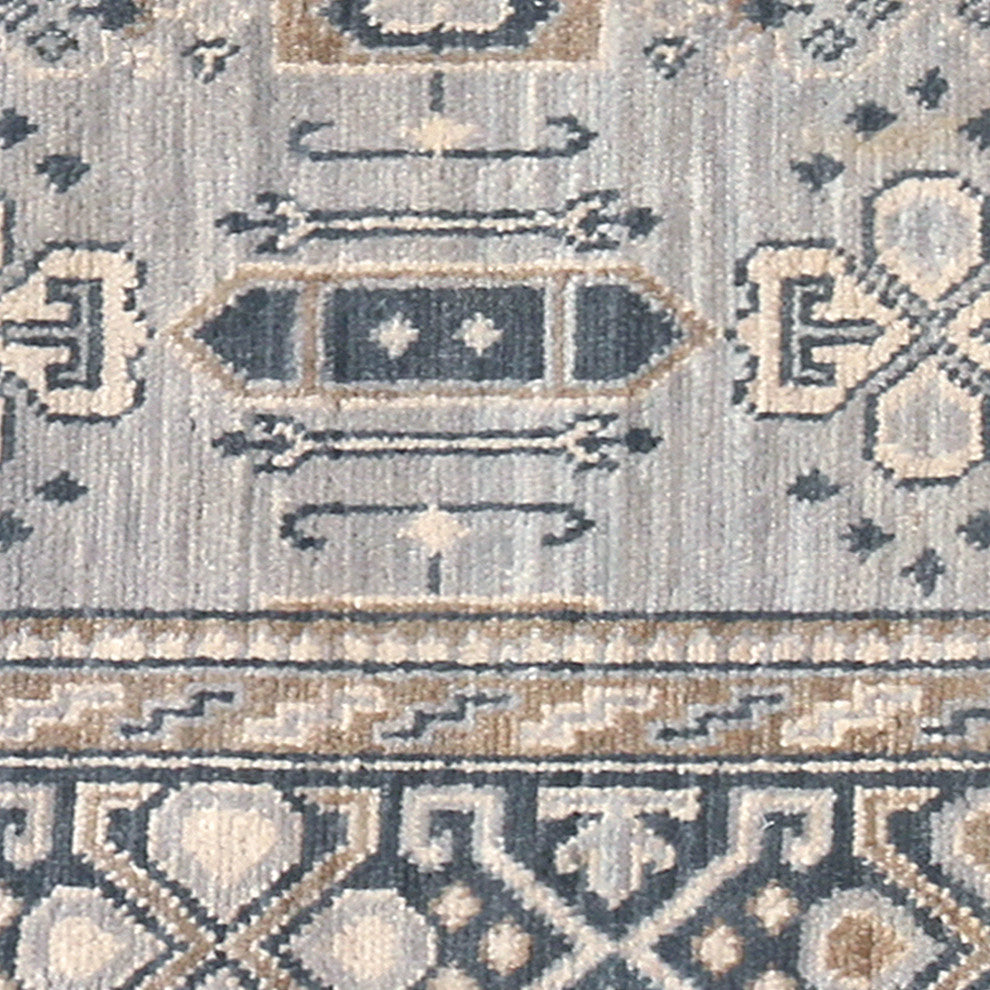 Blu Thames Area Rug, Gray, 2' x 3', Geometric