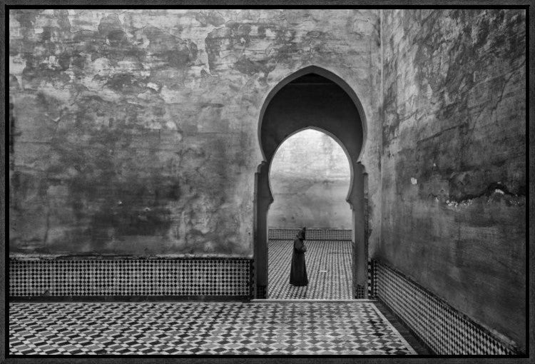 "Old World" Framed Canvas Giclee by Ali Khataw, 23x16"