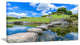 Japanese Garden in Okayama, Landscape Canvas Art Print, 40x20