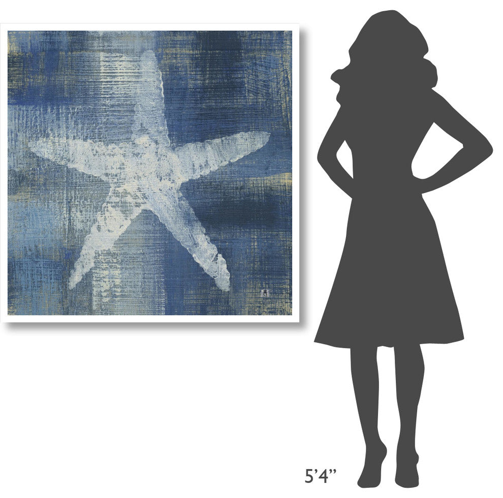 "Batik Seas II" Digital Paper Print by Studio Mousseau, 42"x42"