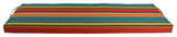 63"X19" Patterned Outdoor Spun Polyester Bench Cushion, Westport Teal