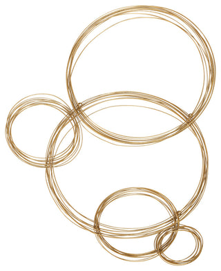 Uttermost Golden Bubbles Metal Wall Decor