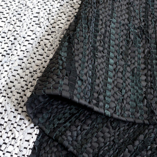 Safavieh Vintage Leather Collection, VTL310 Rug, Light Grey/Black, 2'3"x6'