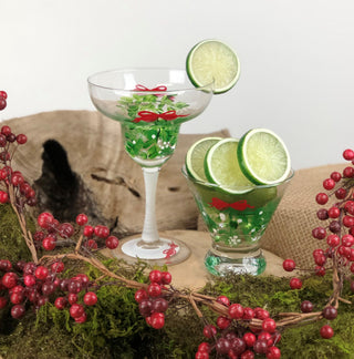Mistletoe Margarita, Set of 2