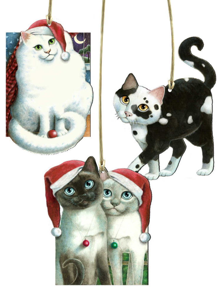 Pets wooden Ornaments Set of 3